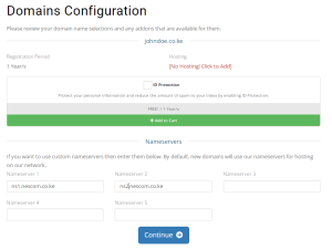 domain configuration