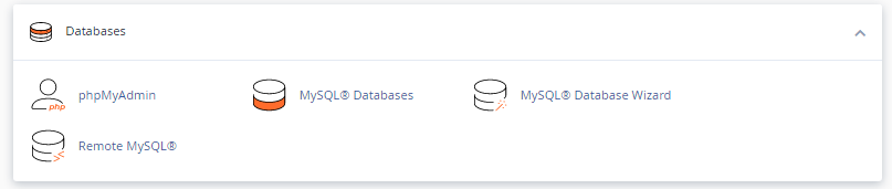 domains section in cPanel